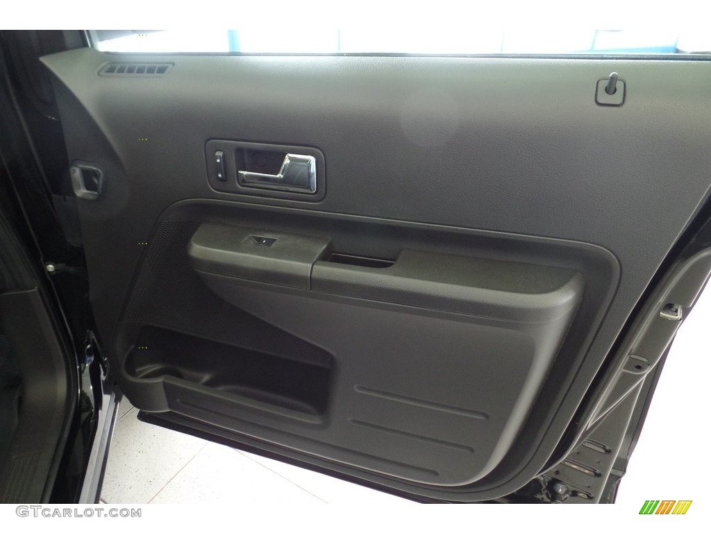2007 Edge SEL Plus - Black / Charcoal Black photo #14