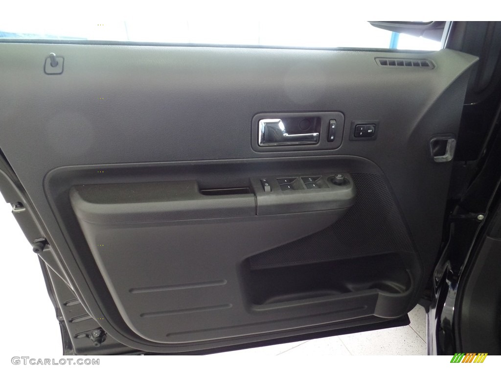 2007 Edge SEL Plus - Black / Charcoal Black photo #26
