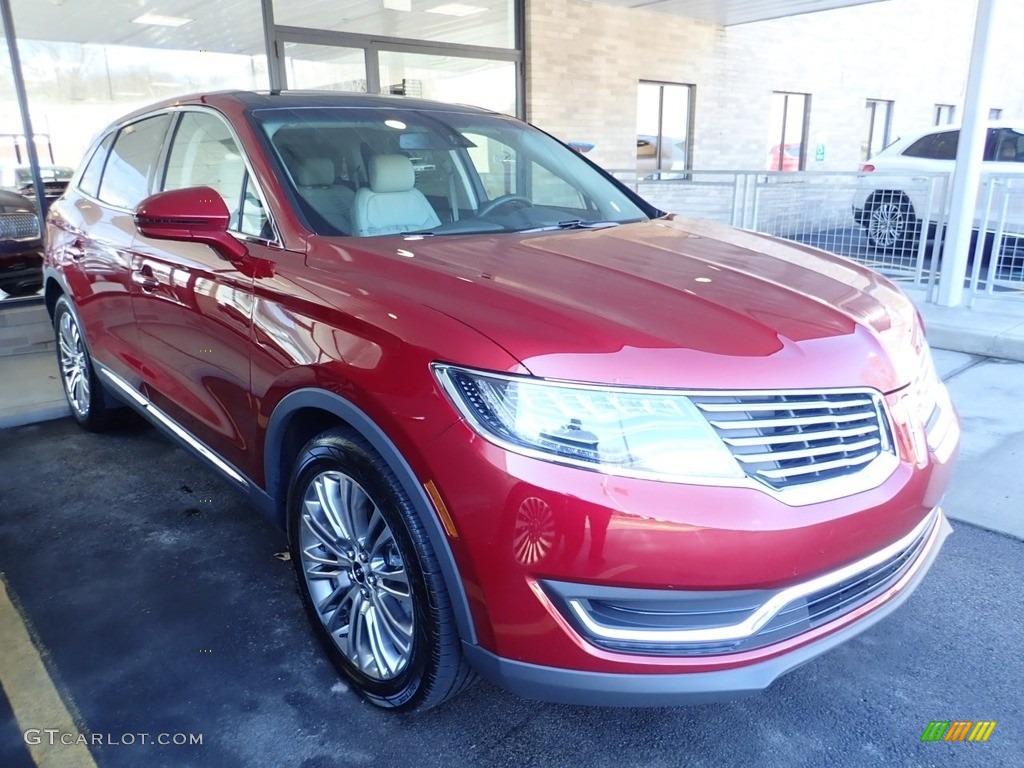 2018 MKX Reserve AWD - Ruby Red Metallic / Cappuccino photo #4
