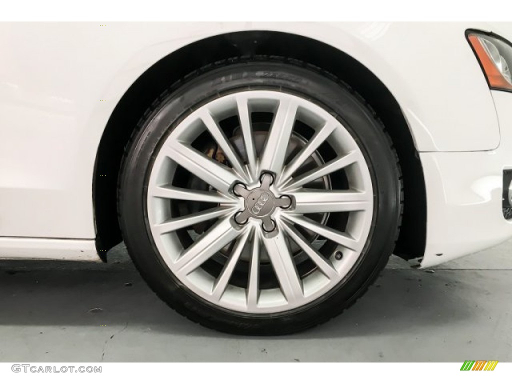 2010 A5 2.0T Cabriolet - Ibis White / Black photo #8