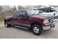 2005 Dark Copper Metallic Ford F350 Super Duty Lariat Crew Cab 4x4 Dually  photo #2