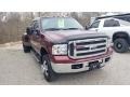 2005 Dark Copper Metallic Ford F350 Super Duty Lariat Crew Cab 4x4 Dually  photo #4