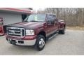 2005 Dark Copper Metallic Ford F350 Super Duty Lariat Crew Cab 4x4 Dually  photo #5