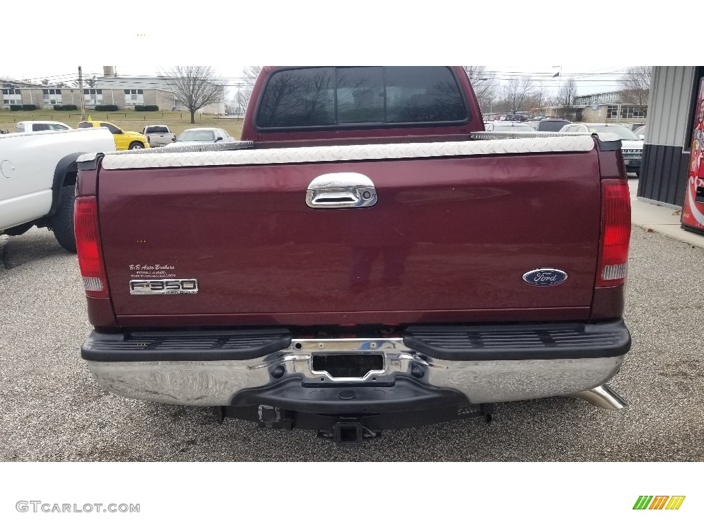 2005 F350 Super Duty Lariat Crew Cab 4x4 Dually - Dark Copper Metallic / Tan photo #9