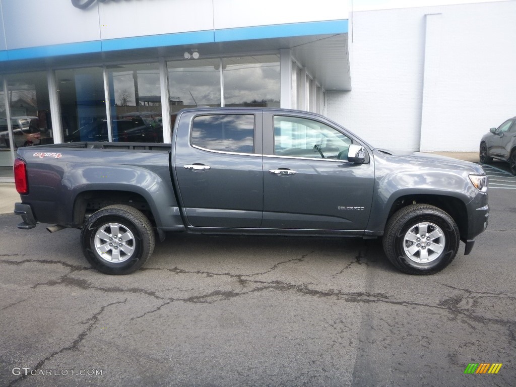 2017 Colorado WT Crew Cab 4x4 - Cyber Gray Metallic / Jet Black/­Dark Ash photo #5