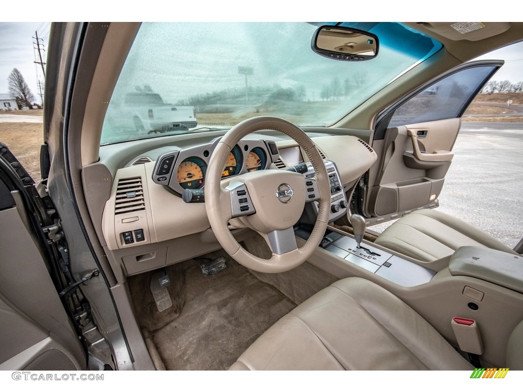 2003 Murano SL AWD - Luminous Gold Metallic / Cafe Latte photo #19