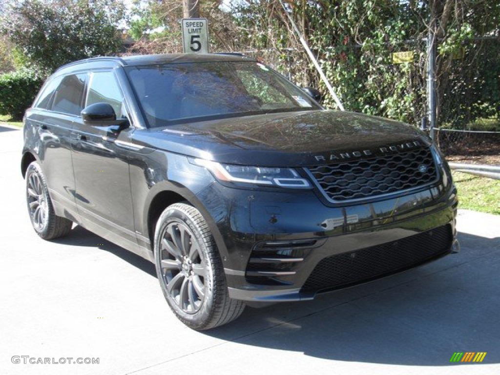 2019 Range Rover Velar R-Dynamic SE - Santorini Black Metallic / Acorn/Ebony photo #2