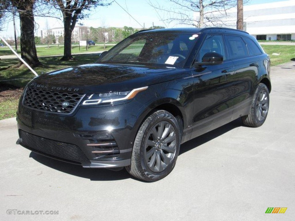 2019 Range Rover Velar R-Dynamic SE - Santorini Black Metallic / Acorn/Ebony photo #9