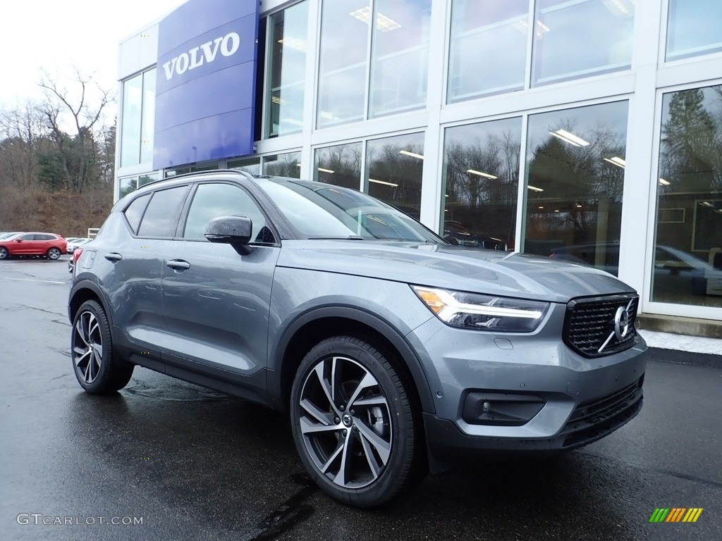 Osmium Grey Metallic 2019 Volvo XC40 T5 R-Design AWD Exterior Photo #131936900