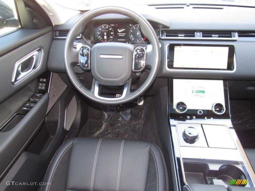 2019 Range Rover Velar R-Dynamic SE - Santorini Black Metallic / Ebony photo #14