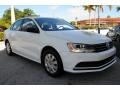 2016 Pure White Volkswagen Jetta S  photo #2