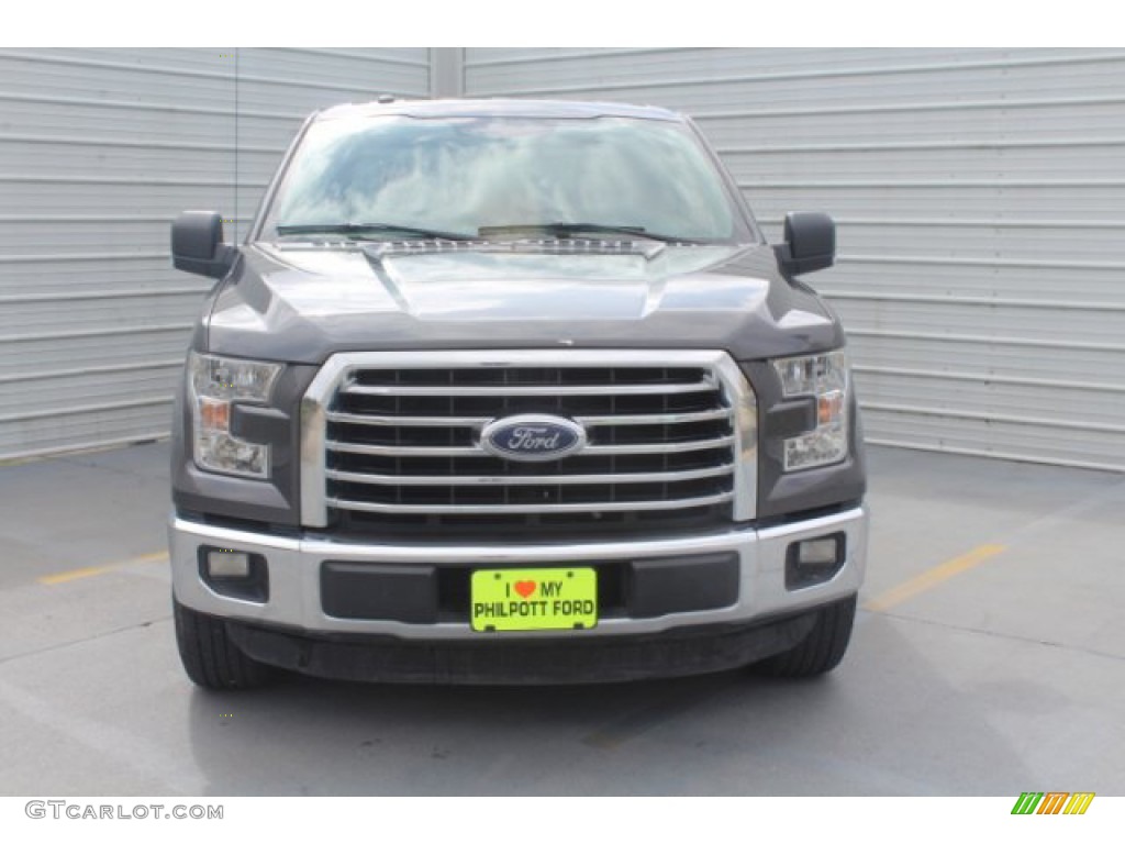 2016 F150 XLT SuperCrew - Lithium Gray / Medium Earth Gray photo #3