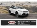 2019 Blizzard Pearl White Toyota Highlander XLE AWD  photo #1