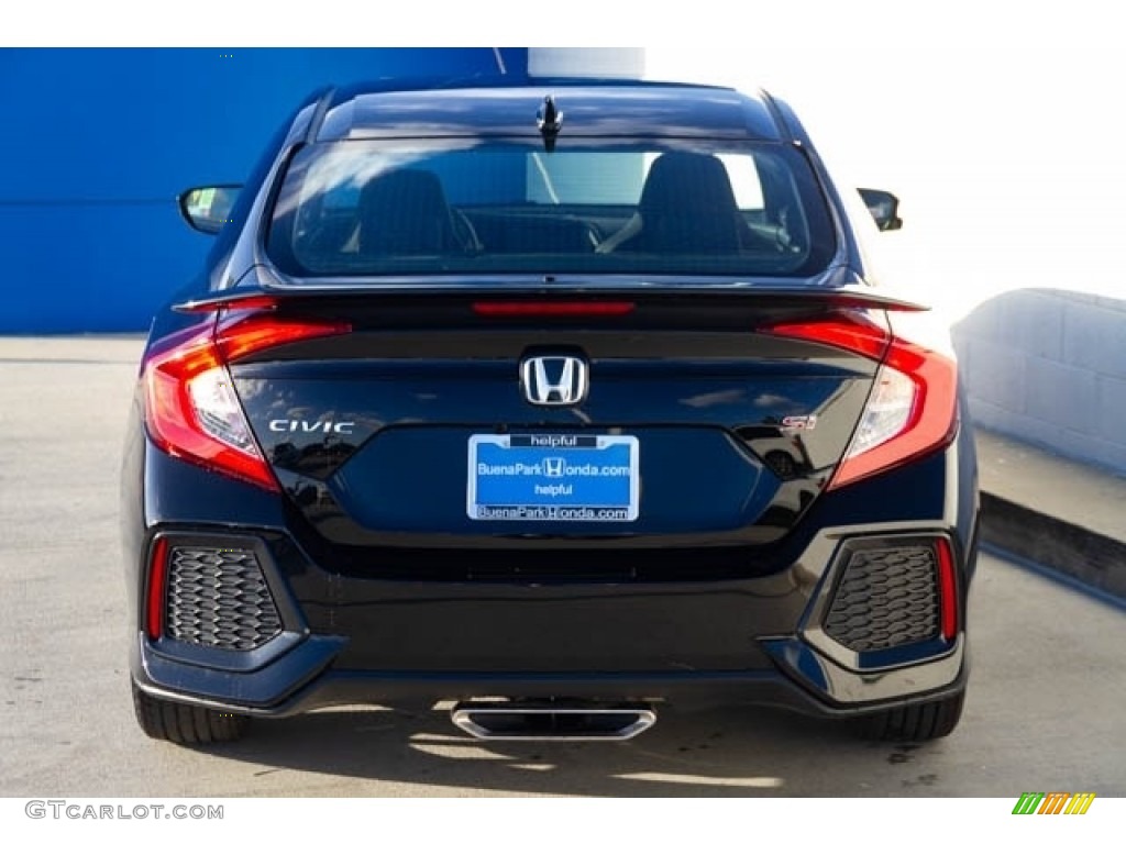 2019 Civic Si Sedan - Crystal Black Pearl / Black photo #5