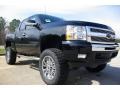 2009 Black Chevrolet Silverado 1500 LT Extended Cab 4x4  photo #4