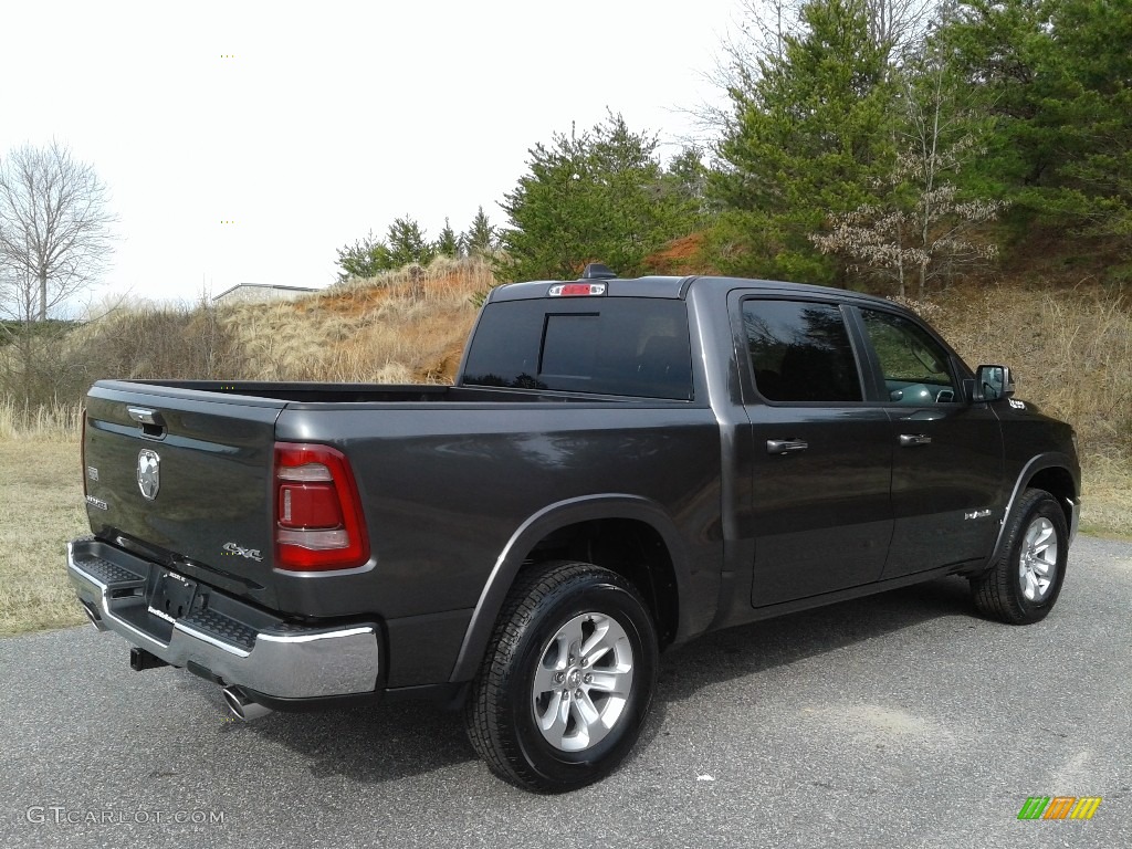 2019 1500 Laramie Crew Cab 4x4 - Granite Crystal Metallic / Black photo #6