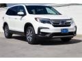 2019 White Diamond Pearl Honda Pilot EX-L  photo #1