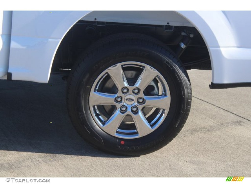 2018 F150 XLT SuperCrew - Oxford White / Earth Gray photo #6