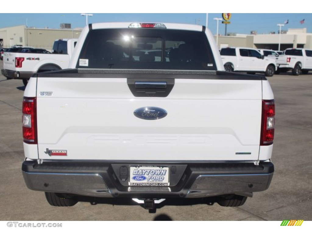 2018 F150 XLT SuperCrew - Oxford White / Earth Gray photo #8