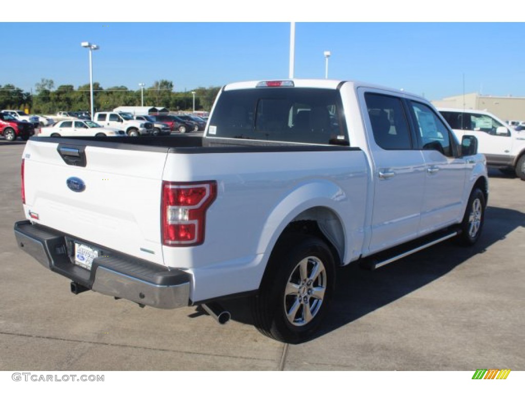 2018 F150 XLT SuperCrew - Oxford White / Earth Gray photo #9