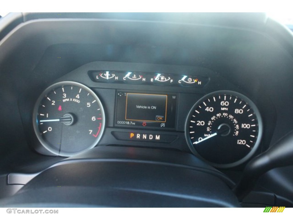2018 F150 XLT SuperCrew - Oxford White / Earth Gray photo #22