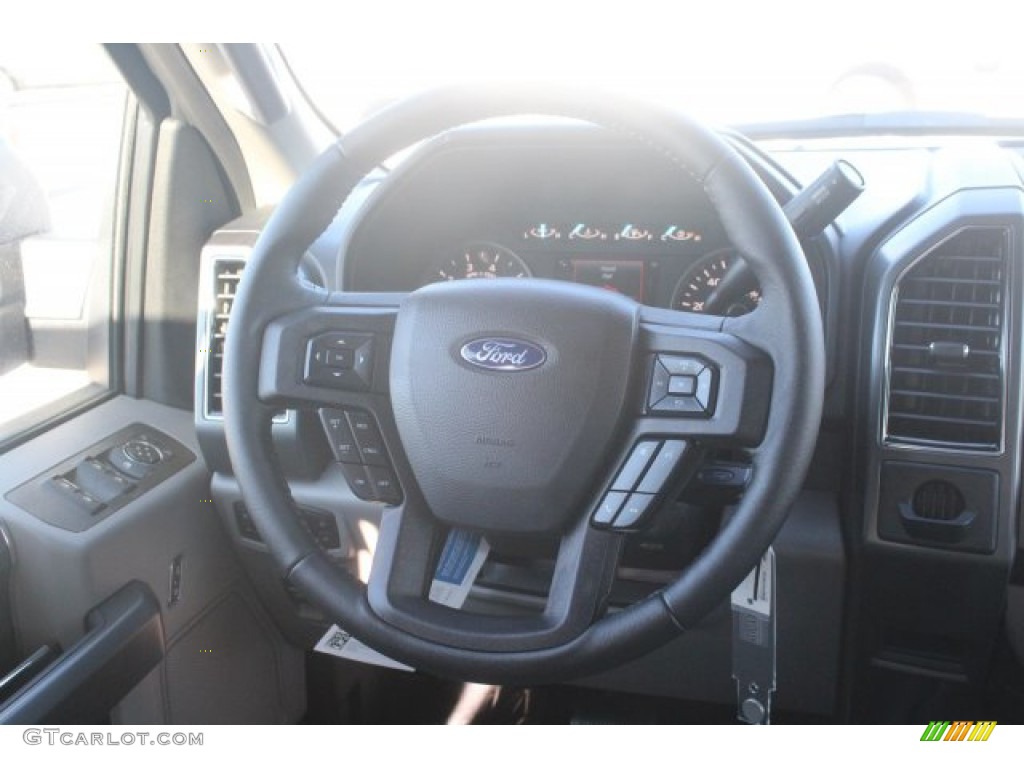 2018 F150 XLT SuperCrew - Oxford White / Earth Gray photo #26