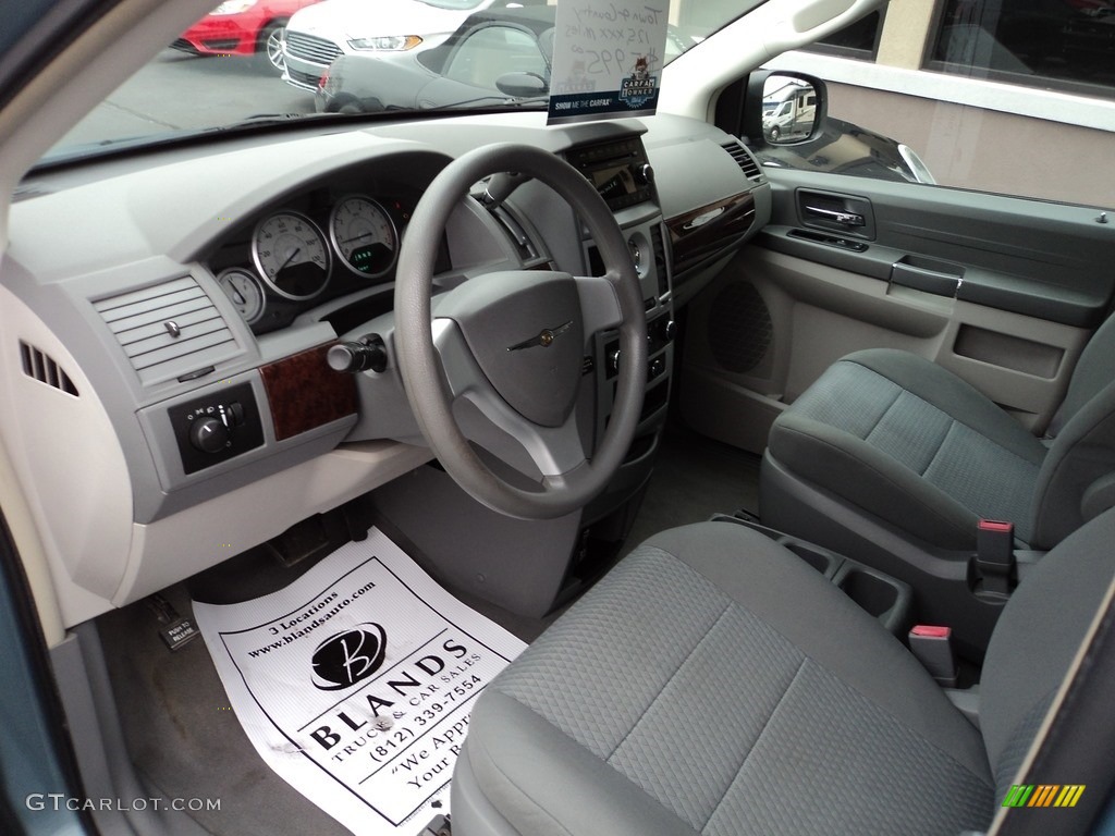 2009 Town & Country LX - Clearwater Blue Pearl / Medium Slate Gray/Light Shale photo #6