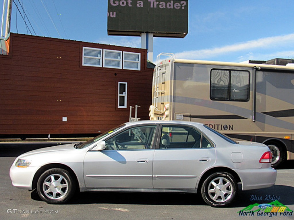 2001 Accord LX Sedan - Satin Silver Metallic / Quartz Gray photo #2