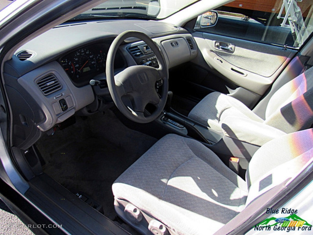 2001 Accord LX Sedan - Satin Silver Metallic / Quartz Gray photo #9