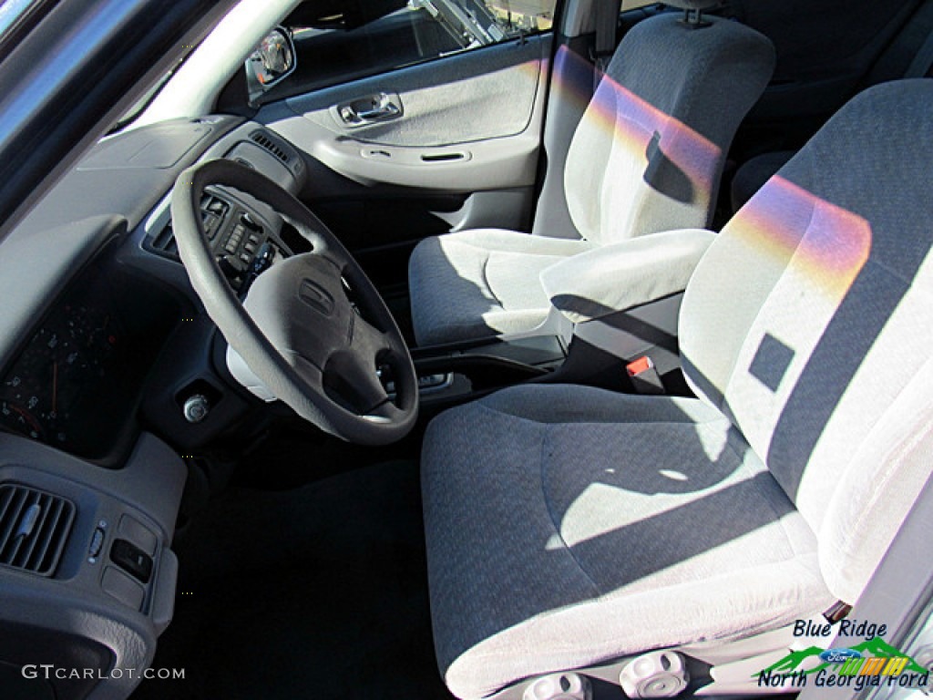 2001 Accord LX Sedan - Satin Silver Metallic / Quartz Gray photo #10