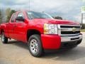2009 Victory Red Chevrolet Silverado 1500 LS Extended Cab 4x4  photo #4