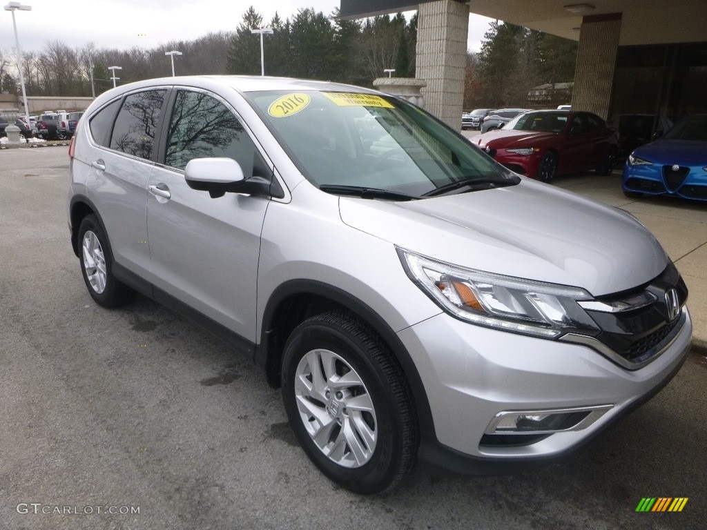 2016 CR-V EX AWD - Alabaster Silver Metallic / Black photo #3
