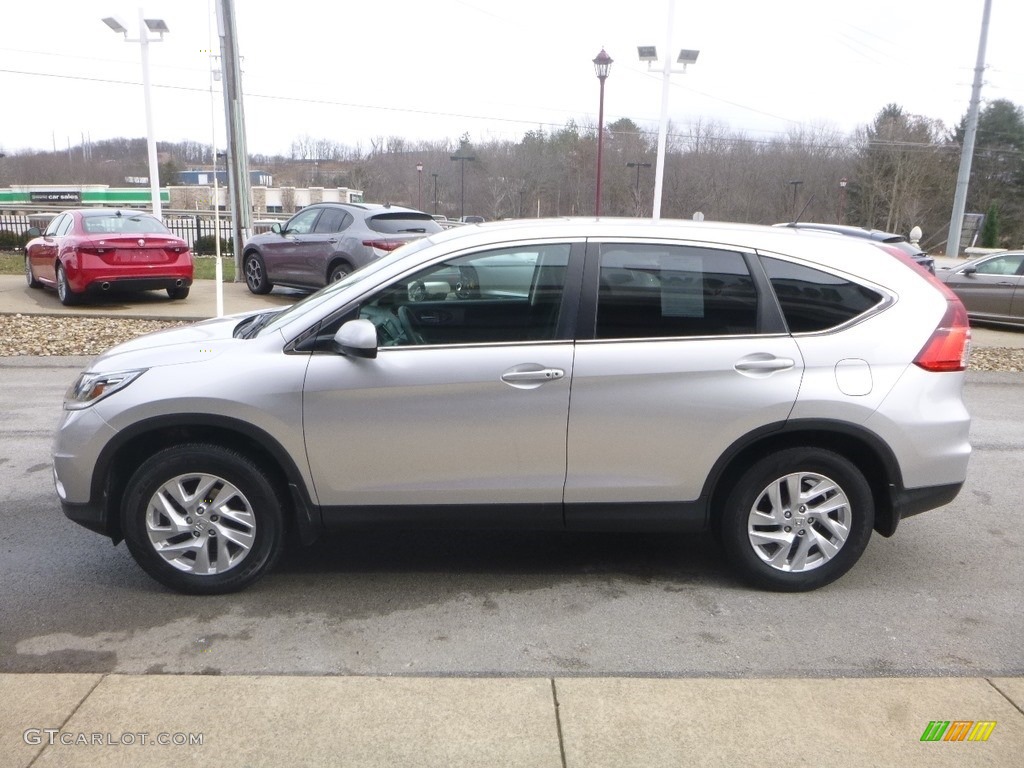 2016 CR-V EX AWD - Alabaster Silver Metallic / Black photo #6