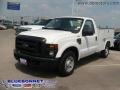 Oxford White 2008 Ford F250 Super Duty XL Regular Cab Chassis Utility Truck