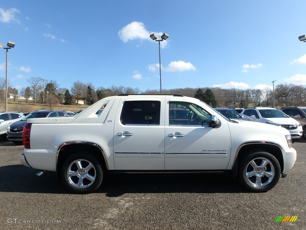 2012 Avalanche LTZ 4x4 - White Diamond Tricoat / Dark Cashmere/Light Cashmere photo #5