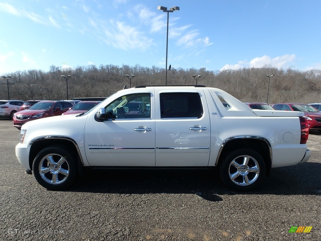 2012 Avalanche LTZ 4x4 - White Diamond Tricoat / Dark Cashmere/Light Cashmere photo #11