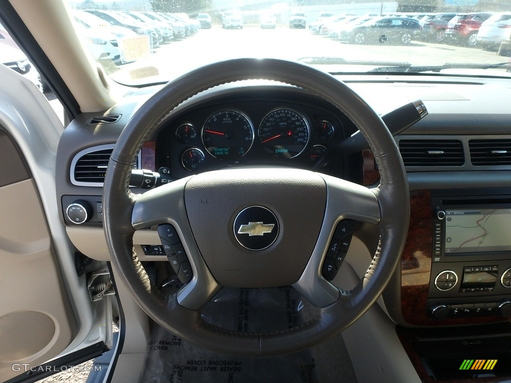 2012 Avalanche LTZ 4x4 - White Diamond Tricoat / Dark Cashmere/Light Cashmere photo #24