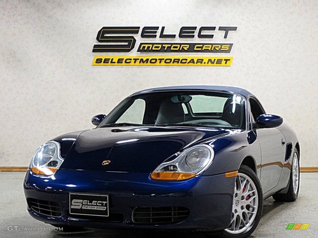 2001 Boxster S - Lapis Blue Metallic / Graphite Grey photo #1