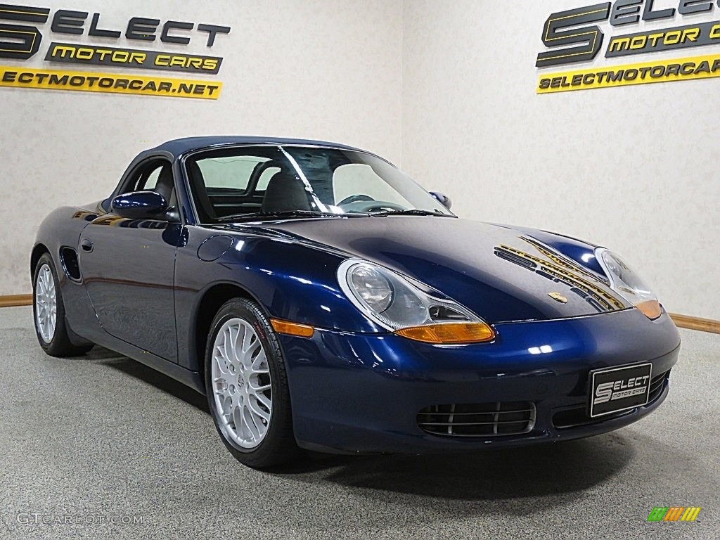 2001 Boxster S - Lapis Blue Metallic / Graphite Grey photo #3
