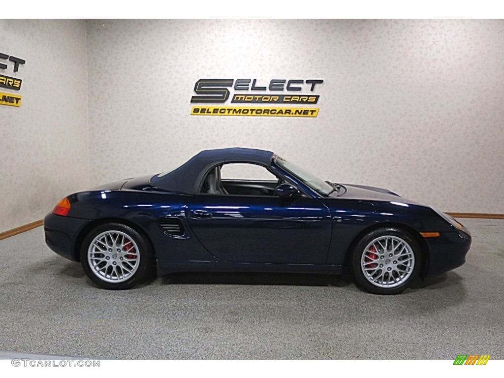 2001 Boxster S - Lapis Blue Metallic / Graphite Grey photo #4