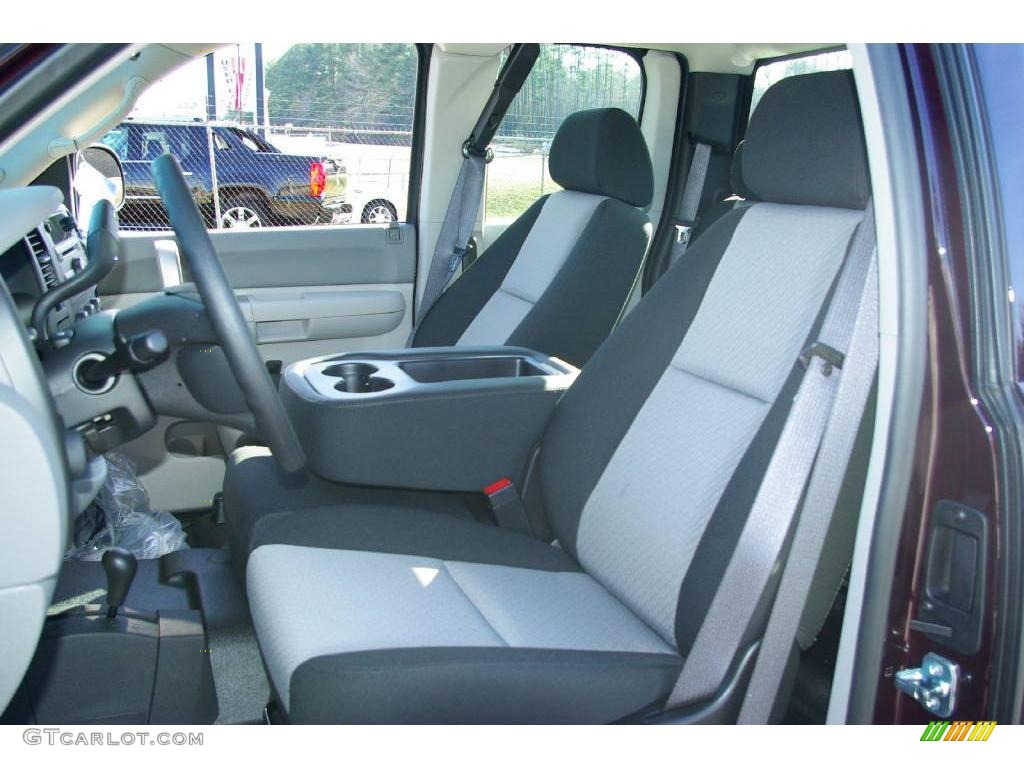 2009 Silverado 1500 LS Extended Cab 4x4 - Dark Cherry Red Metallic / Dark Titanium photo #15