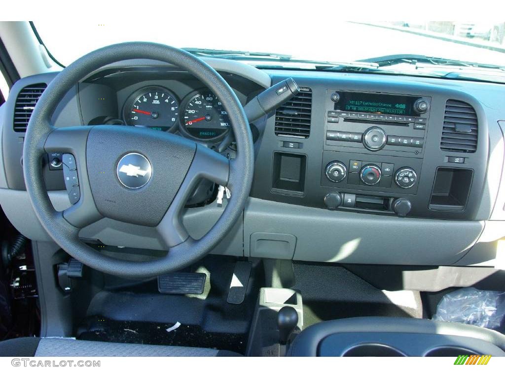 2009 Silverado 1500 LS Extended Cab 4x4 - Dark Cherry Red Metallic / Dark Titanium photo #19