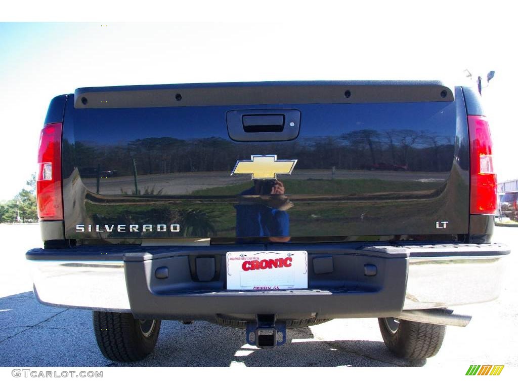 2009 Silverado 1500 LT Crew Cab - Black Granite Metallic / Light Titanium photo #7