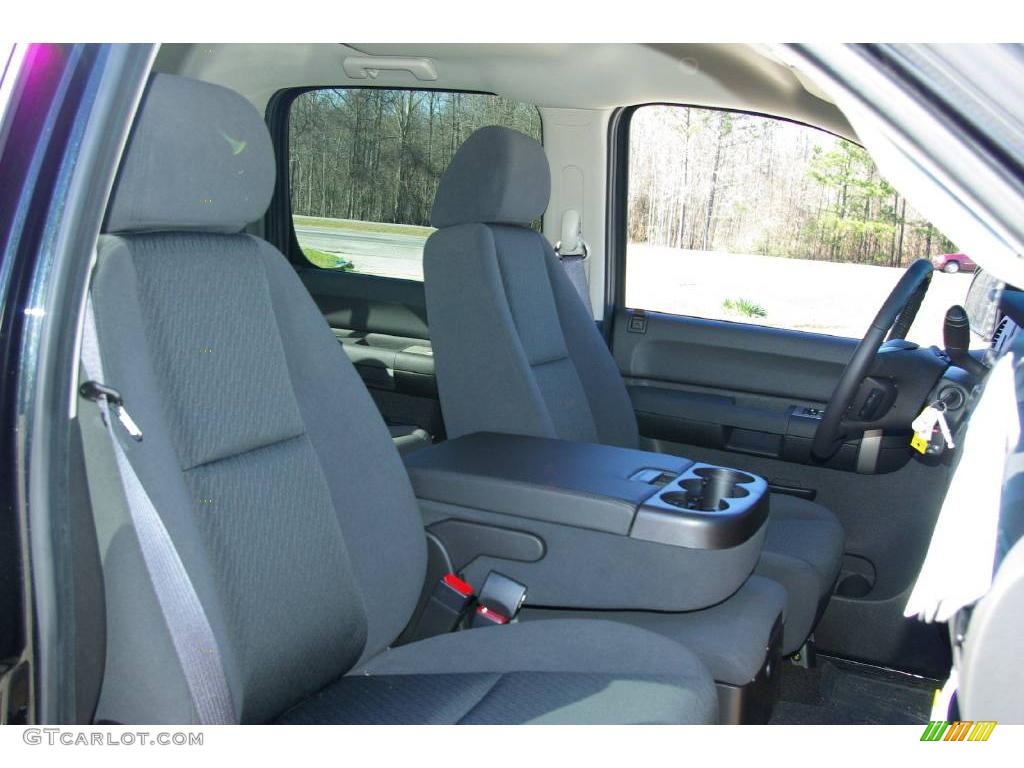 2009 Silverado 1500 LT Crew Cab - Black Granite Metallic / Light Titanium photo #12