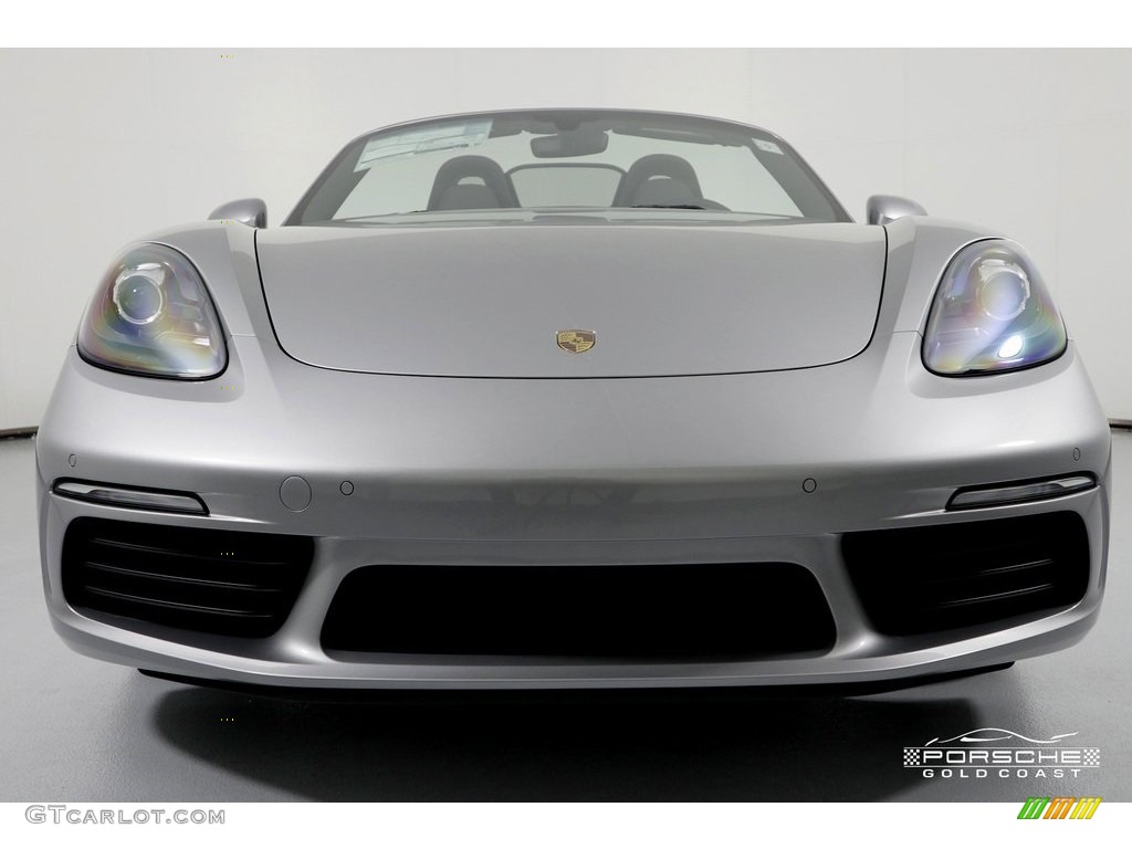 2019 718 Boxster  - GT Silver Metallic / Black/Bordeaux Red photo #2