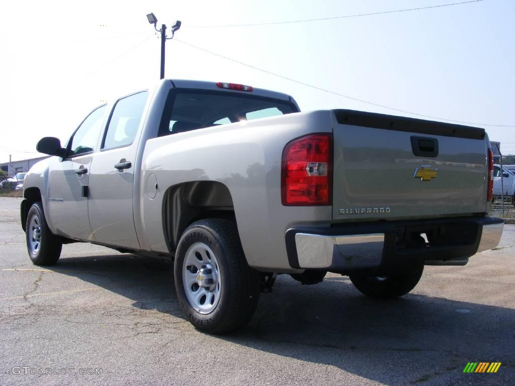 2009 Silverado 1500 Crew Cab - Silver Birch Metallic / Dark Titanium photo #8