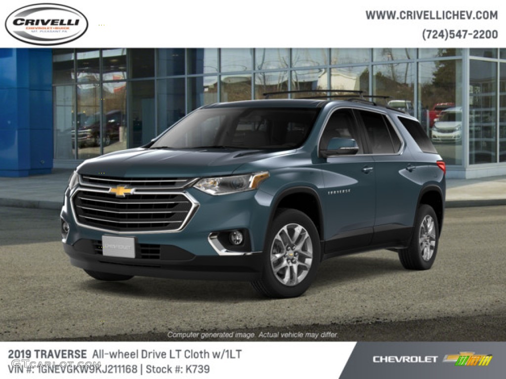 2019 Traverse LT AWD - Graphite Metallic / Jet Black photo #1