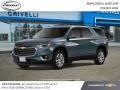 2019 Graphite Metallic Chevrolet Traverse LT AWD  photo #2