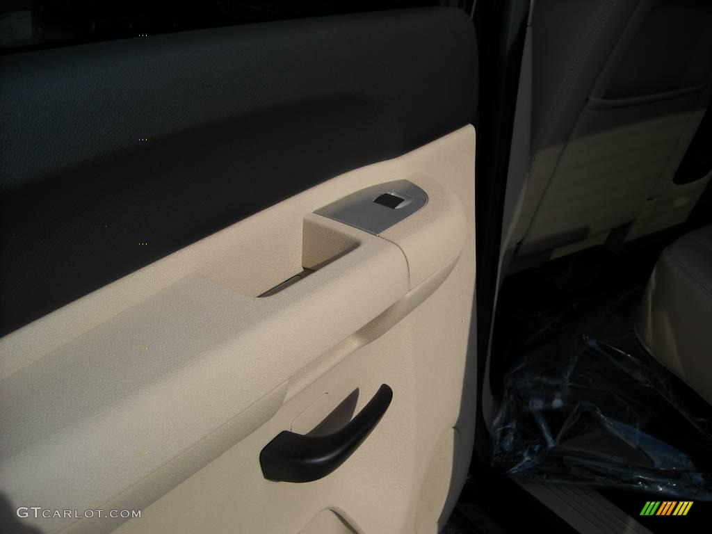 2009 Silverado 1500 LT XFE Crew Cab - Black Granite Metallic / Light Cashmere photo #17