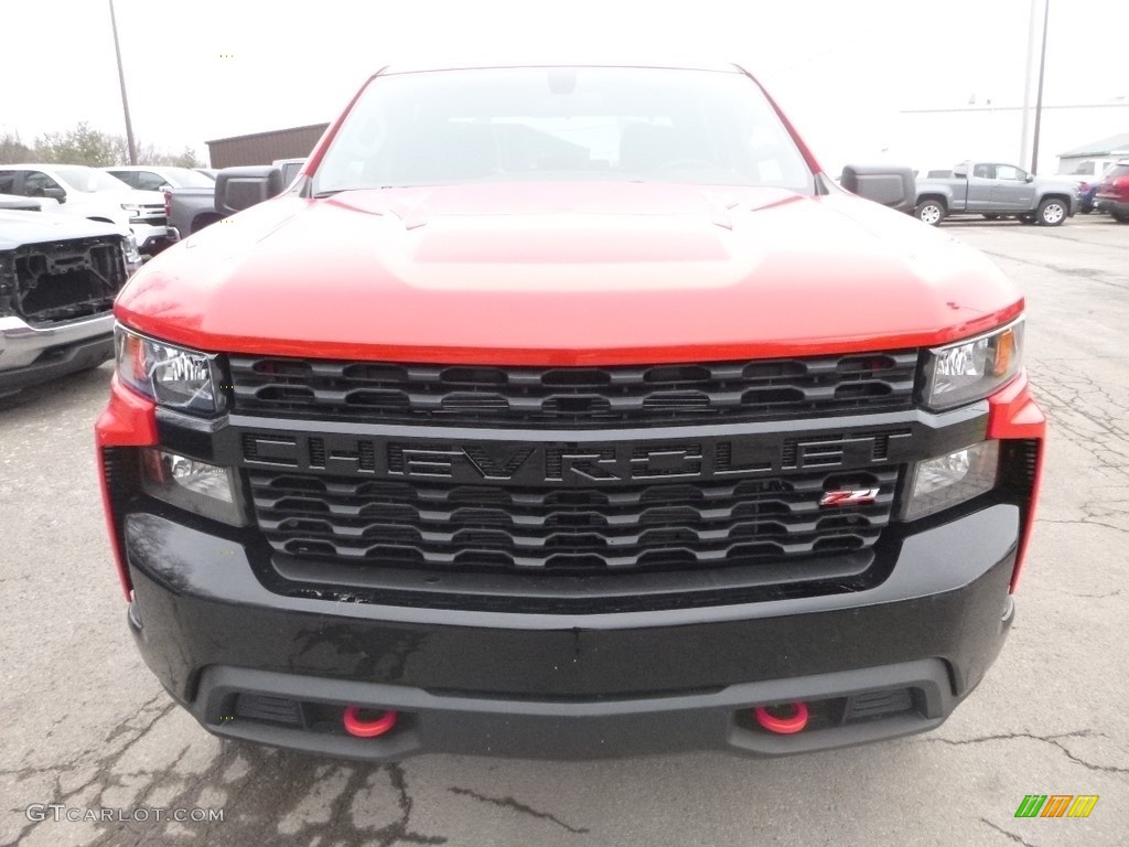 2019 Silverado 1500 Custom Z71 Trail Boss Crew Cab 4WD - Red Hot / Jet Black photo #8